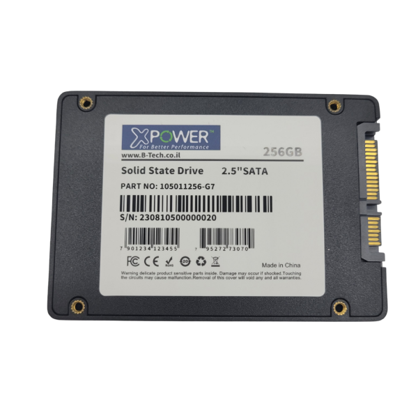 ⁦דיסק XPower XP-G7 512GB SATA III SSD 550MB/s 3 שנים אחריות⁩ – תמונה ⁦7⁩