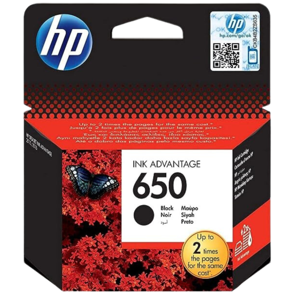 ראש דיו מקורי סדרה 650 שחור CZ101AE 2515/1515 | 360 עמודים