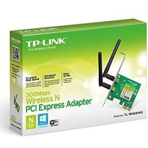 כרטיס רשת אלחוטי TP-Link N300 Wireless PCI Express Adapter