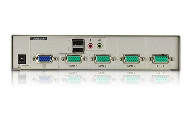 ⁦ממתג KVM ל-4 מחשבים ATEN CS74U USB/VGA/Audio⁩ – תמונה ⁦3⁩
