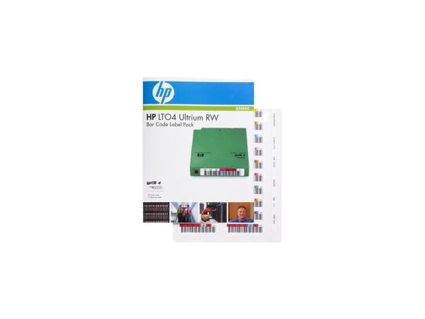  מדבקות HP לקלטות גיבוי ?‎ Q2009A LTO–4מארז 100 יח'