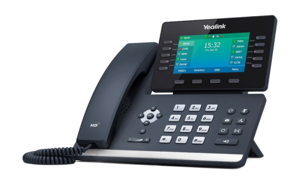 ⁦טלפון למרכזיה Yealink T54W IP תצוגה "4.3⁩ – תמונה ⁦2⁩