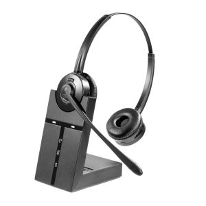 אוזניית מדונה ל-2 אוזניים אלחוטית DECT Wireless Headset