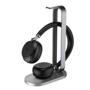 מערכת ראש (אוזניות) אלחוטית ל-2 אוזניים BH72 with Charging Stand Light Black USB-A UC