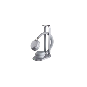 מערכת ראש (אוזניות) אלחוטית ל-2 אוזניים BH72 with Charging Stand Light Gray USB-A Teams