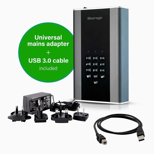 ⁦דיסק קשיח מוצפן 3.5'' / DiskAshur DT2 / 3TB / Class / FIPS⁩ – תמונה ⁦4⁩
