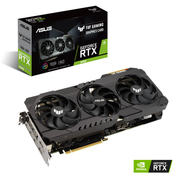 ⁦כרטיס מסך ASUS TUF RTX3080 10GB⁩ – תמונה ⁦2⁩