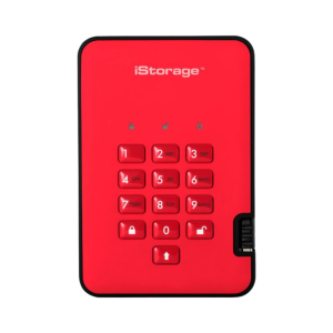 דיסק מוצפן נייד 2.5'' / SSD / diskAshur2 / 8TB / Red