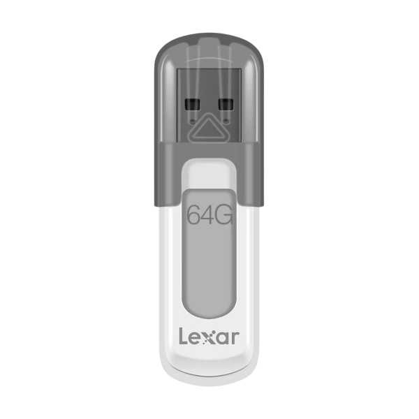 ⁦דיסק און קיי Lexar JumpDrive V100 64GB USB 3.0, אפור⁩ – תמונה ⁦3⁩