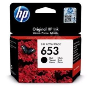 ראש דיו שחור מקורי HP 653 3YM75AE