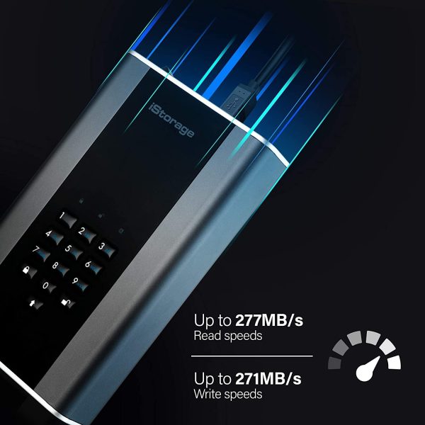 ⁦דיסק קשיח מוצפן 3.5'' / DiskAshur DT2 / 3TB / Class / FIPS⁩ – תמונה ⁦6⁩