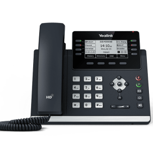 טלפון למרכזיה Yealink T43U IP Phone Dual USB 2.0, Dual-Port