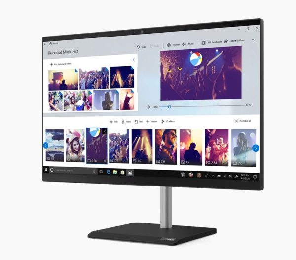 ⁦מחשב אול אין וואן  LENOVO AIO V50a TO 24'' FHD TOUCH i5-10400T⁩ – תמונה ⁦5⁩