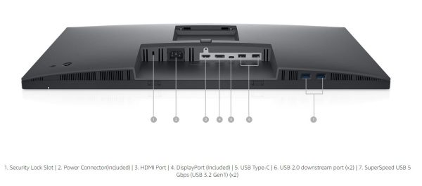 ⁦מסך מחשב Dell 27" 4K USB-C P2721Q⁩ – תמונה ⁦4⁩