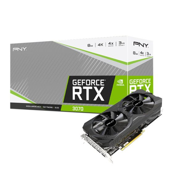 ⁦כרטיס מסך PNY GeForce RTX 3070 8GB⁩ – תמונה ⁦2⁩