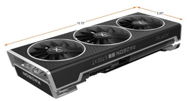 ⁦כרטיס מסך XFX Radeon RX 6700 XT SPEEDSTER QICK 319 12GB⁩ – תמונה ⁦4⁩