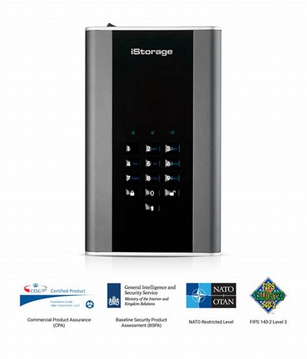 ⁦דיסק קשיח מוצפן diskAshur DT2 3.5" 8TB Classified⁩ – תמונה ⁦2⁩