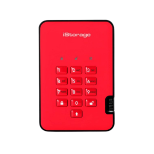 דיסק קשיח נייד מוצפן 2.5'' / diskAshur2 / 5TB / Red