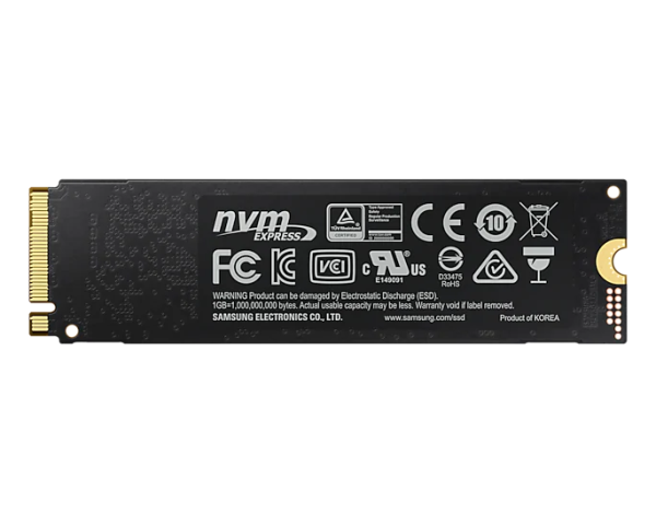 ⁦דיסק SSD Samsung 970 EVO PLUS 500GB M.2 NVMe⁩ – תמונה ⁦3⁩