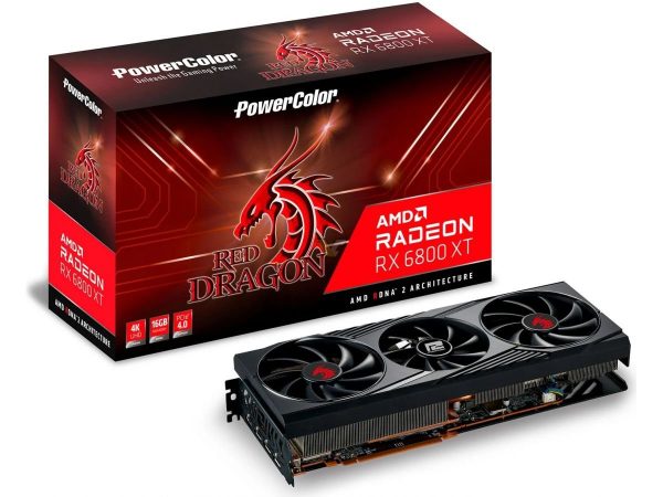 ⁦כרטיס מסך PowerColor Red Dragon AMD Radeon RX 6800XT 16GB⁩ – תמונה ⁦4⁩