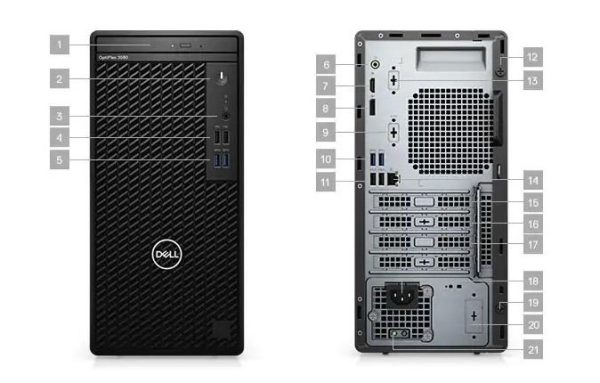 ⁦מחשב נייח  Dell OP3080 MT I5-10500⁩ – תמונה ⁦3⁩