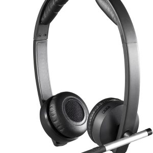 אוזנייה אלחוטית עם מיקרופון Logitech H820e - 2 אפרכסות