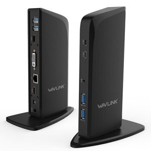 תחנת עגינה 3 מסכים Wavlink TYPE-C