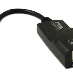 מתאם רשת USB3.0 A זכר ל- LAN RJ45 נקבה כבל 10 סמ