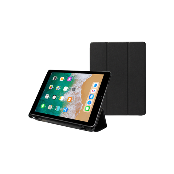 ⁦כיסוי ספר שחור לאייפד אפל Apple IPad 9.7 MR6N2RK/A A1822 A1823⁩ – תמונה ⁦2⁩