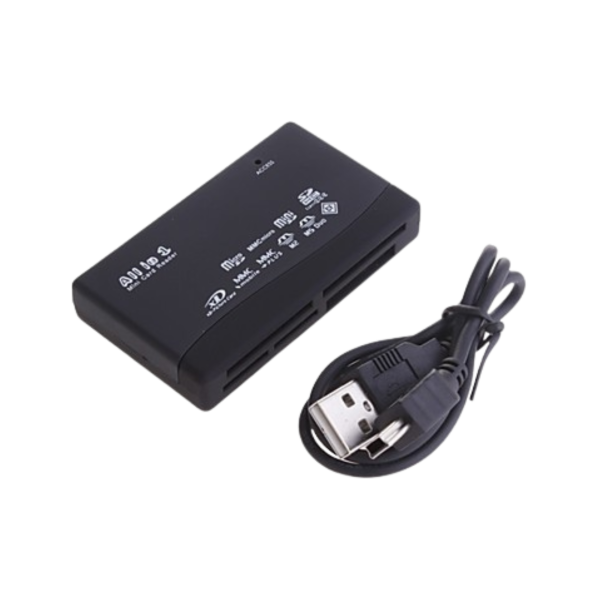 ⁦קורא כרטיסים אוניברסלי ממשק USB2.0 אחריות למשך שנה CARDRW2-1⁩ – תמונה ⁦2⁩