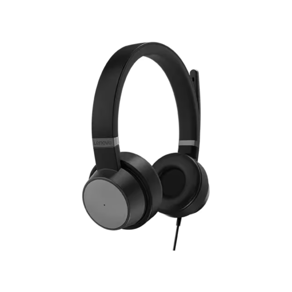 ⁦אוזניות חוטיות תומך Lenovo Go Wired ANC USB-C Teams + מתאם 1Y⁩ – תמונה ⁦3⁩