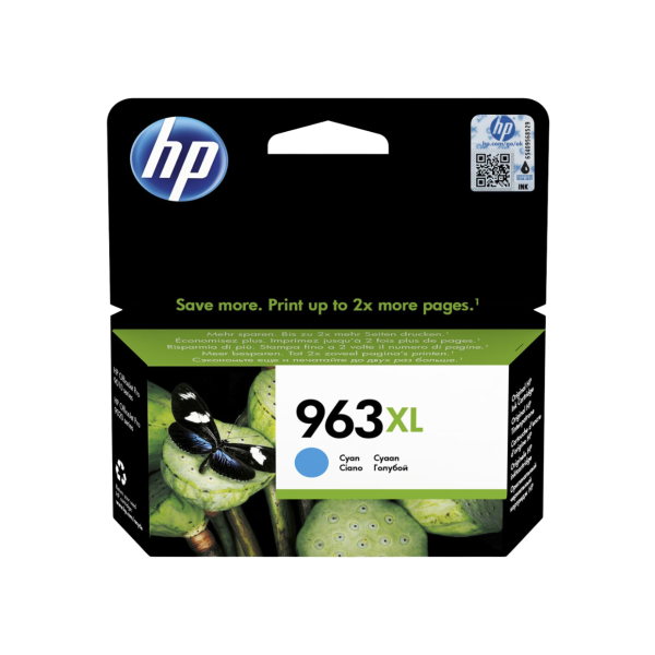 ראשי דיו מקורי HP 963XL - כחול 3JA27AE