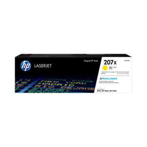 מחסנית טונר LaserJet מקורית צהוב HP 207X, תפוקה גבוהה (W2212X)