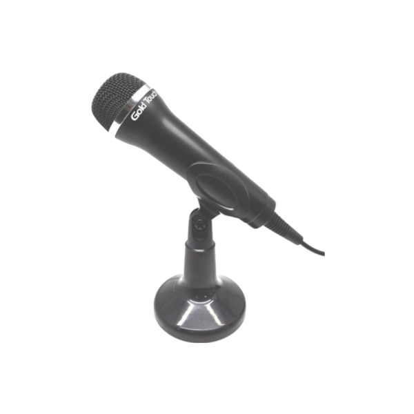 ⁦מיקרופון שולחני חיבור USB כולל מעמד gold touch E-MIC-50 שנה אחריות⁩ – תמונה ⁦4⁩