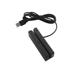 קורא מגנטי לכרטיס אשראי 2 צדדים בחיבור USB + נורה וצפצוף XPOWER