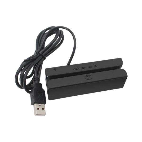 ⁦קורא מגנטי לכרטיס אשראי 2 צדדים בחיבור USB + נורה וצפצוף XPOWER⁩ – תמונה ⁦2⁩