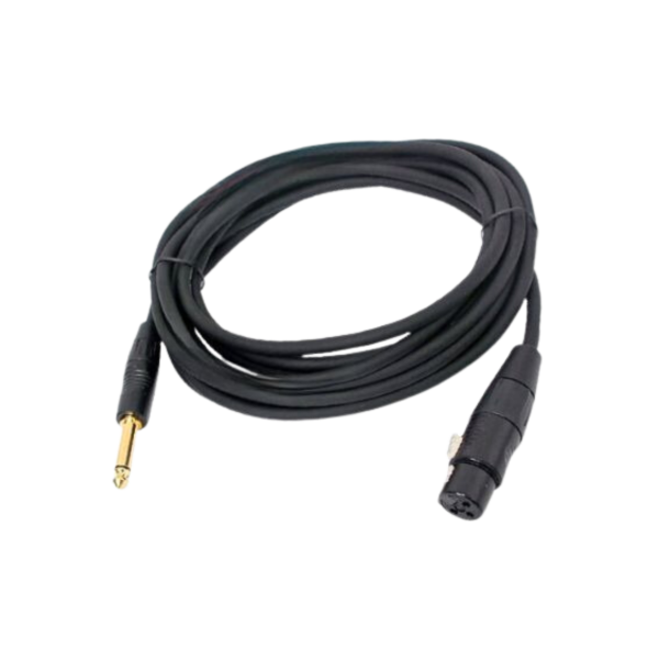 ⁦כבל אודיו XLR נקבה ל-PL זכר מונו אורך 10 מטר⁩ – תמונה ⁦3⁩