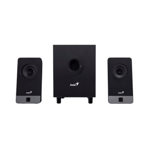 רמקולים למחשב עץ Genius SW-2.1 300X 6Wx2 110V or 220V AC 1Y