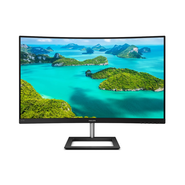 מסך מחשב קעור כולל רמקולים של Philips 27'' Full HD Curved 4ms 16:9