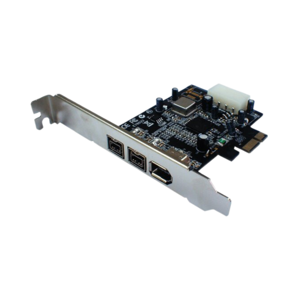 כרטיס הרחבה FireWire-800 תומך 1394b + 1394a בחיבור PCI-E STLab