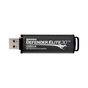 דיסק און קי מוצפן Kanguru Defender Elite30 FIPS 197 Cert, 256-Bit