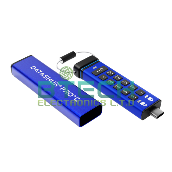 ⁦דיסק און קי מוצפן datAshur Pro+C USB3 256-bit⁩ – תמונה ⁦3⁩