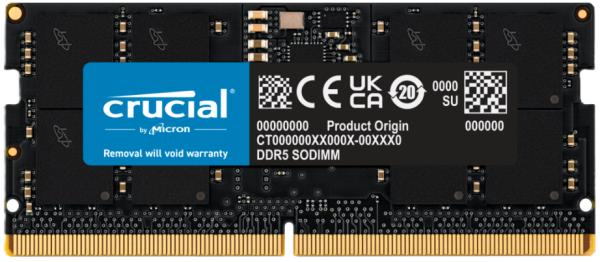 זיכרון למחשב נייד Crucial 16GB DDR5-5600 SODIMM